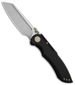 WE Knife Co. 620L Frame Lock Knife  Black Titanium (4" Stonewash)