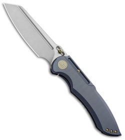 WE Knife Co. 620D Frame Lock Knife  Blue Titanium (4" Stonewash)