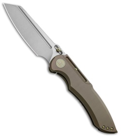 WE Knife Co. 620J Frame Lock Knife  Bronze Titanium (4" Stonewash)