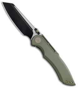 WE Knife Co. 620E Frame Lock Knife  Green Titanium (4" Black)