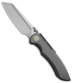 WE Knife Co. 620H Frame Lock Knife Titanium (4" Stonewash)