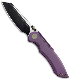 WE Knife Co. 620A Frame Lock Knife  Purple Titanium (4" Black)