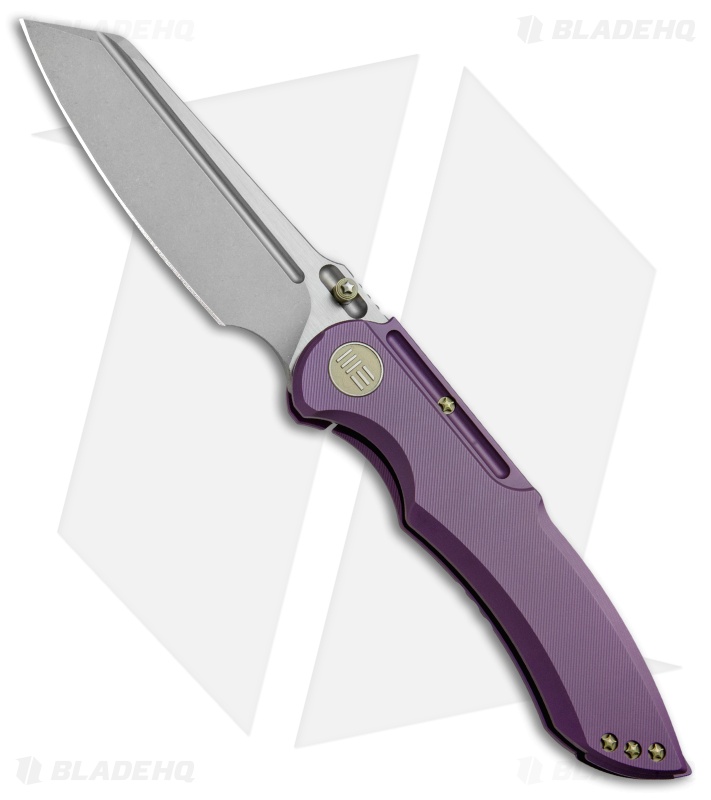 WE Knife Co. 620B Frame Lock Knife Purple Titanium (4" Stonewash)