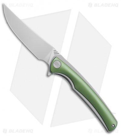 WE Knife Co. 704C Liner Lock Knife Green Ti (3.6" Hand Rubbed)