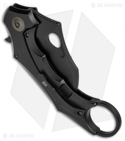 WE Knife Co. 708G Karambit Frame Lock Knife Black Ti (3.6" Black)