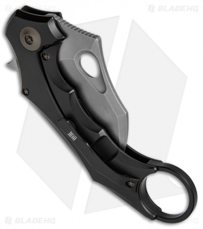 WE Knife Co. 708H Karambit Frame Lock Knife Black Ti (2.6" Stonewash)