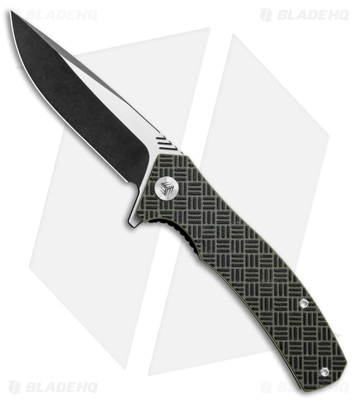 WE Knife Co. Blitz Liner Lock Knife Green G-10 (3.4" Black SW) 711B