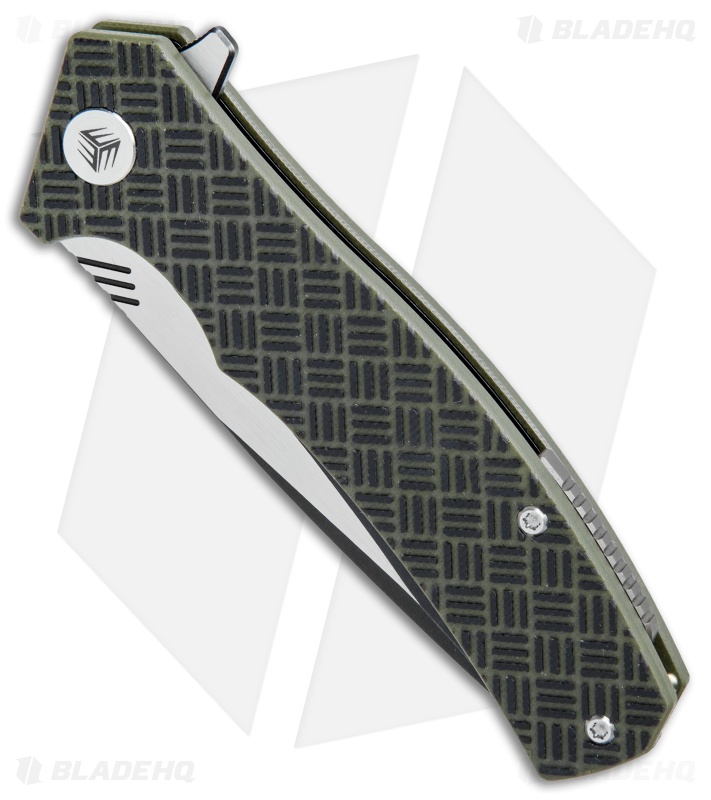 WE Knife Co. Blitz Liner Lock Knife Green G-10 (3.4" Black SW) 711B