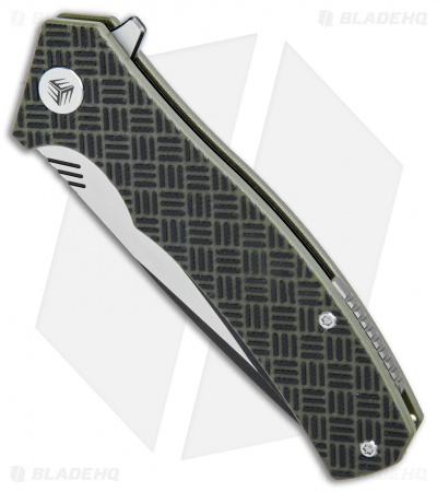 WE Knife Co. Blitz Liner Lock Knife Green G-10 (3.4" Black SW) 711B