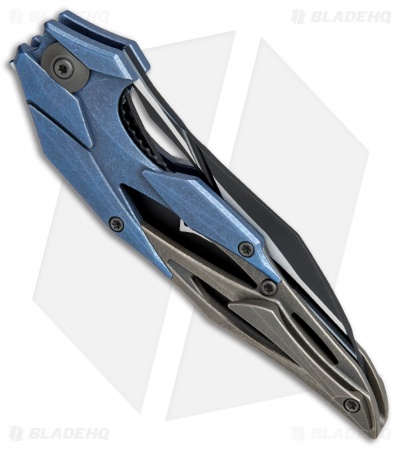 WE Knife Co. Isham Eschaton Knife Blue/Bronze Titanium (3.85" Black) 719A