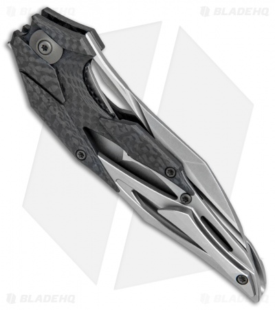 WE Knife Co. Isham Eschaton Knife Carbon Fiber/Titanium (3.85" Stonewash) 719B