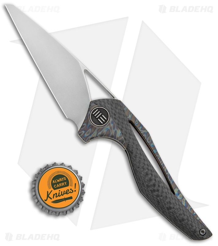 WE Knife Co. Isham ÆternA Integral Knife CF/Flamed Ti (3.25" M390) Aeterna