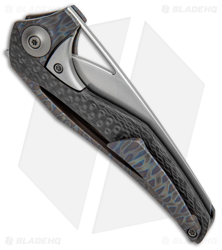 WE Knife Co. Isham ÆternA Integral Knife CF/Flamed Ti (3.25" M390) Aeterna
