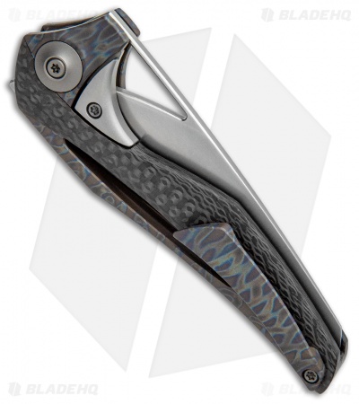 WE Knife Co. Isham ÆternA Integral Knife CF/Flamed Ti (3.25" M390) Aeterna