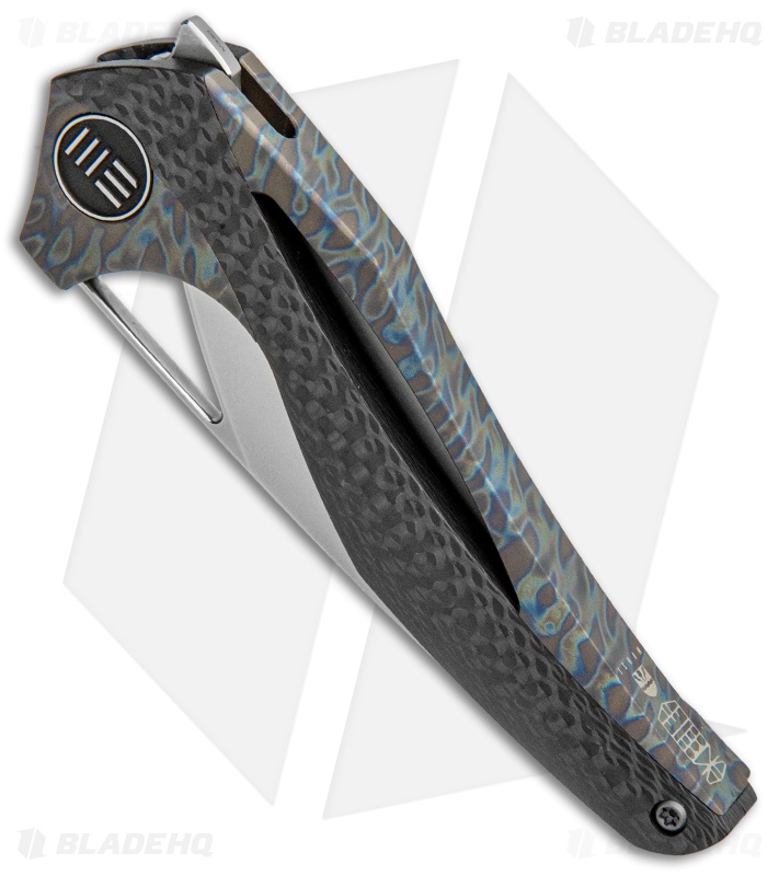 WE Knife Co. Isham ÆternA Integral Knife CF/Flamed Ti (3.25" M390) Aeterna