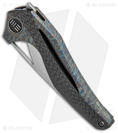 WE Knife Co. Isham ÆternA Integral Knife CF/Flamed Ti (3.25" M390) Aeterna