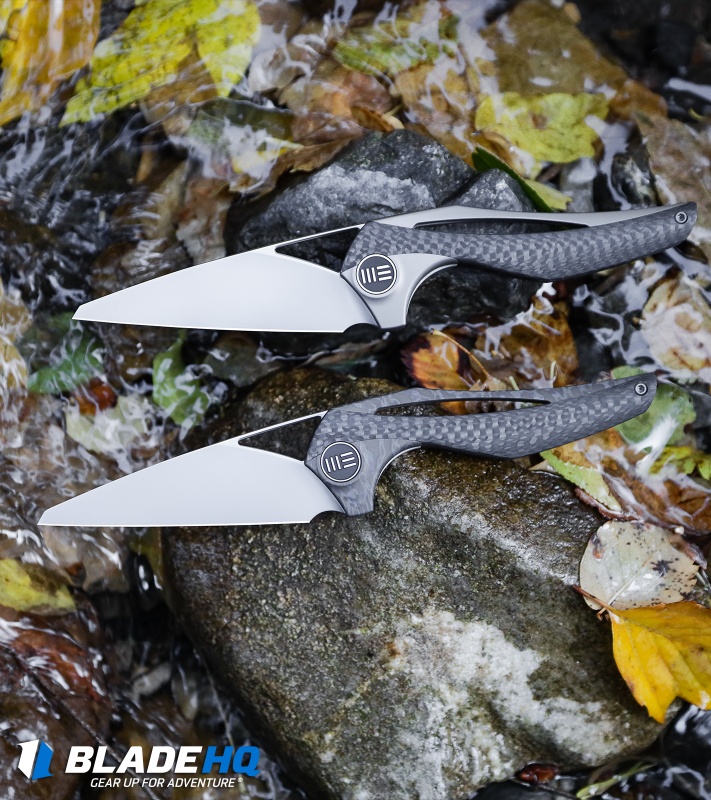 WE Knife Co. Isham ÆternA Integral Knife CF/Flamed Ti (3.25" M390) Aeterna