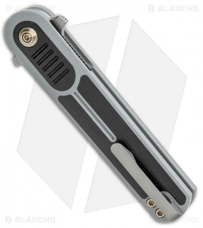 WE Knife Co. Lundquist Angst Liner Lock Knife Gray/Black G-10 (3.06" SW) 2002B