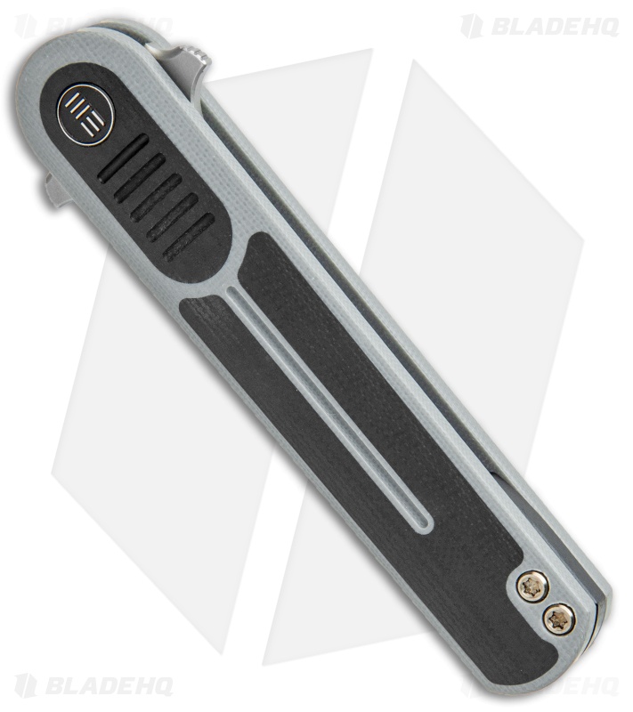 WE Knife Co. Lundquist Angst Liner Lock Knife Gray/Black G-10 (3.06" SW) 2002B
