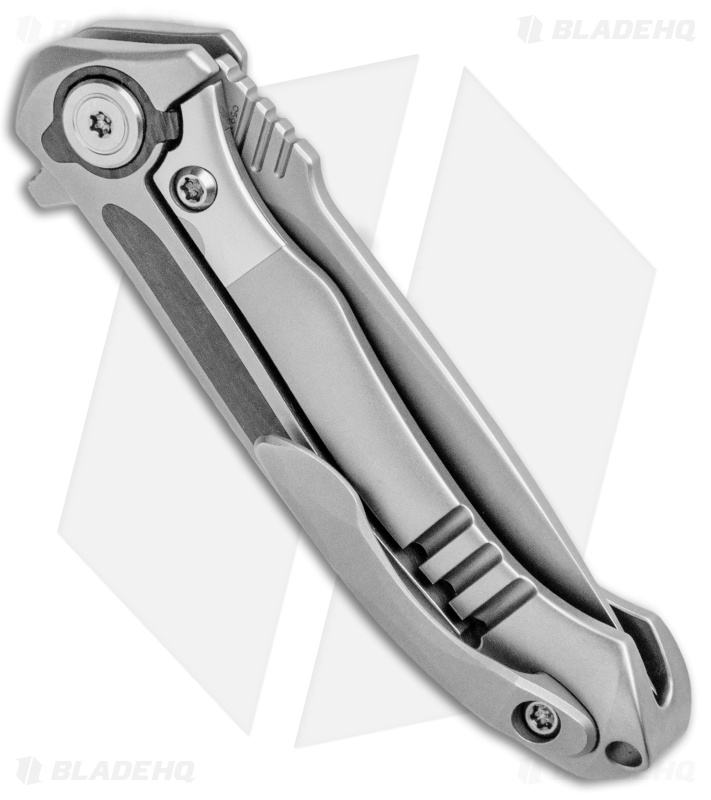 WE Knife Co. Anodyne Integral Frame Lock Knife Gray Ti/CF (2.35" SW) 914A