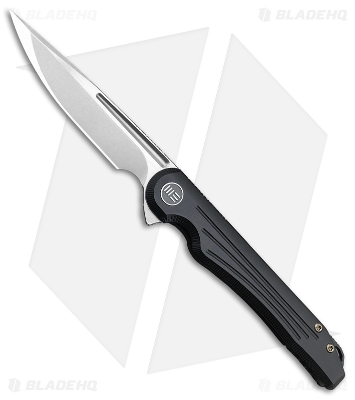 WE Knife Co. Array Frame Lock Knife Black Ti (3.7" Stonewash) 718H