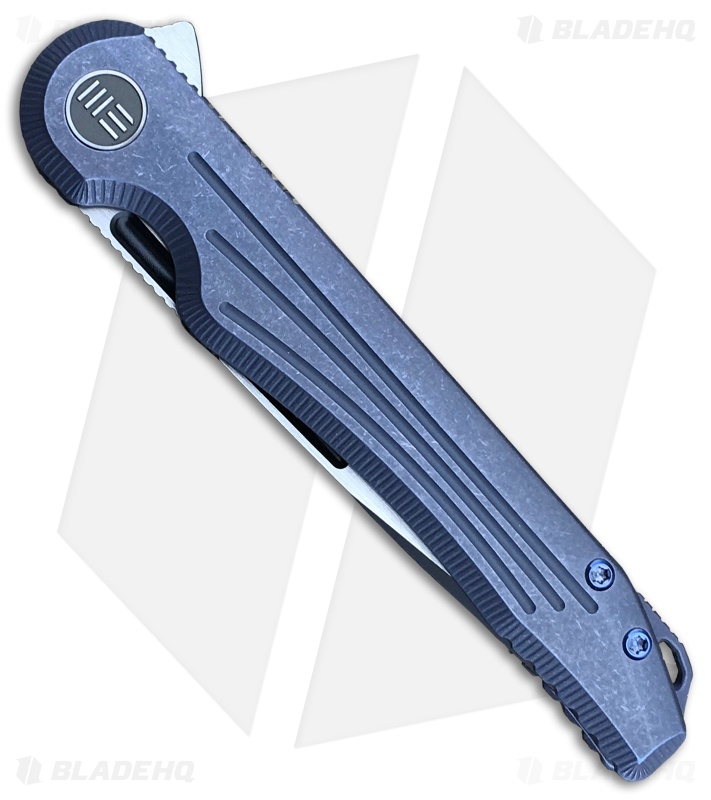 WE Knife Co. Array Frame Lock Knife Blue Ti (3.7" Black) 718A
