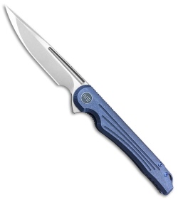 WE Knife Co. Array Frame Lock Knife Blue Ti (3.7" Stonewash) 718B