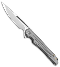 WE Knife Co. Array Frame Lock Knife Gray Ti (3.7" Stonewash) 718D