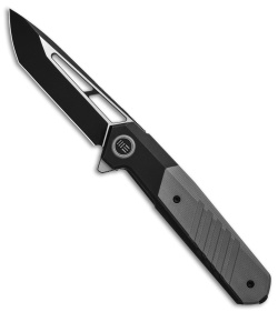 WE Knife Co. Arsenal Frame Lock Knife Black Titanium/Gray G-10 (3.5" Two Tone)