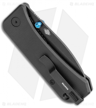 WE Knife Co. Banter Liner Lock Knife Black G-10 (2.9" Black) WE2004B