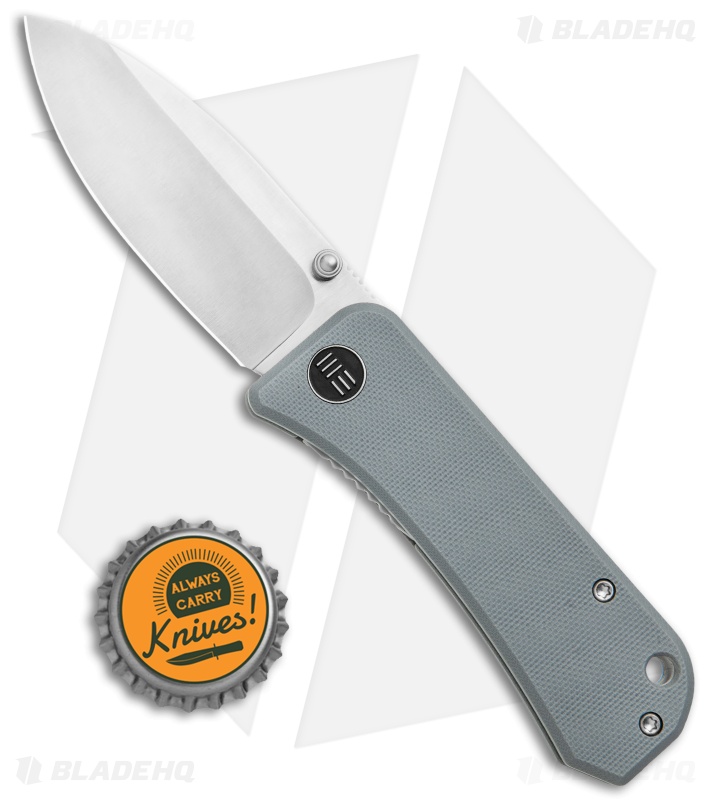 WE Knife Co. Banter Liner Lock Knife Gray G-10 (2.9" Satin)