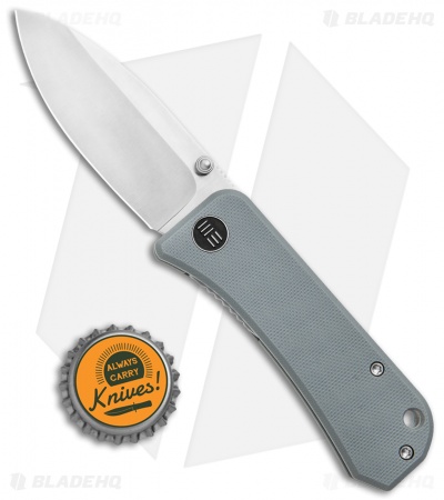 WE Knife Co. Banter Liner Lock Knife Gray G-10 (2.9" Satin)