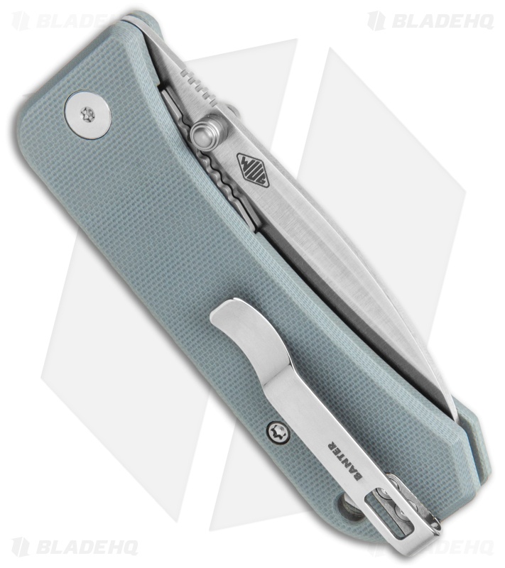 WE Knife Co. Banter Liner Lock Knife Gray G-10 (2.9" Satin)