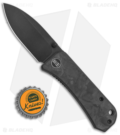 WE Knife Co. Banter Liner Lock Knife Marble Carbon Fiber (2.9" Black SW) 2004H