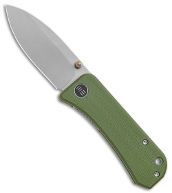 WE Knife Co. Banter Liner Lock Knife OD Green G-10 (2.9" Stonewash)