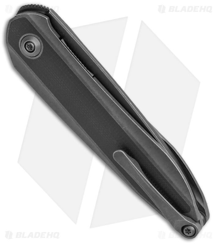 WE Knife Co. Black Void Opus Knife | G10/Black Titanium | Blade HQ