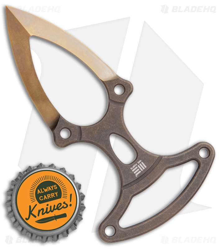 WE Knife Co. B.U.D. Back-Up Dagger Bronze Titanium  924A