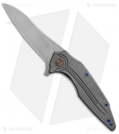 WE Knife Co. Bullit Frame Lock Knife Gray Ti (3.5 Hand Satin) 806C