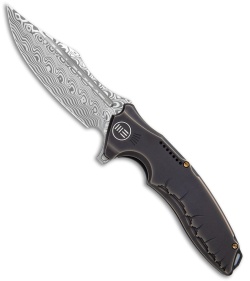 WE Knife Co. Chimera Frame Lock Knife Bronze/Ti (3.9" Damasteel) 814DS-2