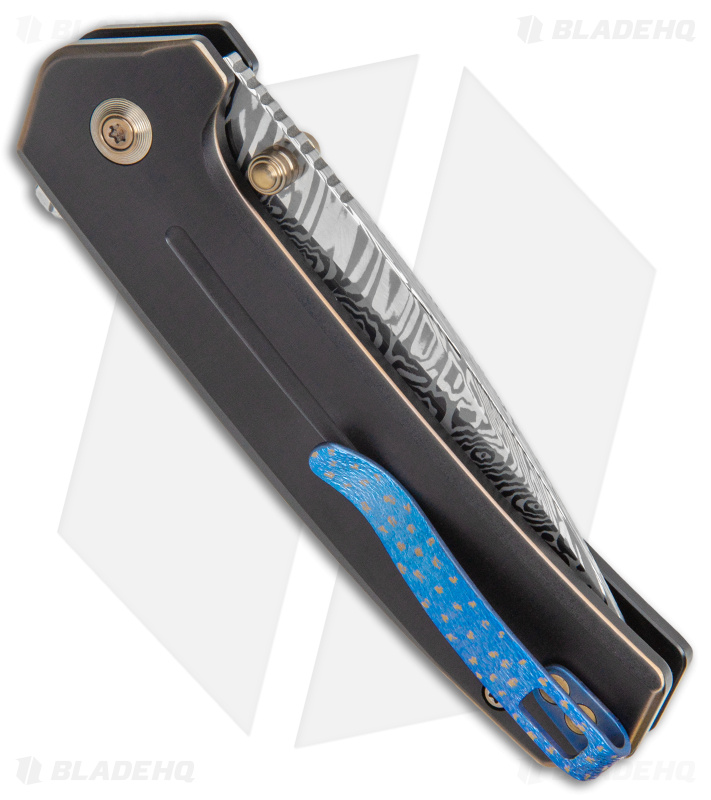 WE Knife Co. Culex Button Lock Knife Black Titanium (3" Dam) 21026B-DS1