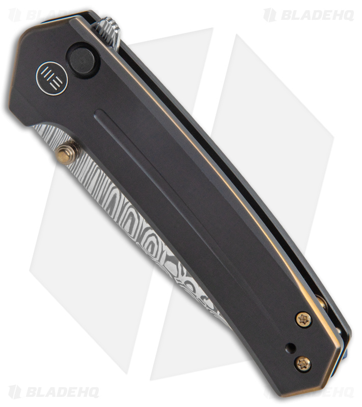 WE Knife Co. Culex Button Lock Knife Black Titanium (3" Dam) 21026B-DS1