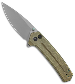 WE Knife Co. Culex Button Lock Knife Green Titanium (3" BB) 21026B-5