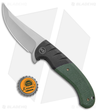 WE Curvaceous Knife | Green Micarta/Ti | WE20012-2 - Blade HQ