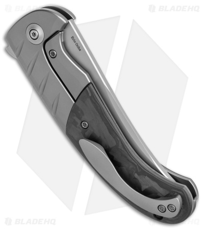 WE Knife Co. Curvaceous Frame Lock Knife Marble CF/Ti (3.7" BB) WE20012-1