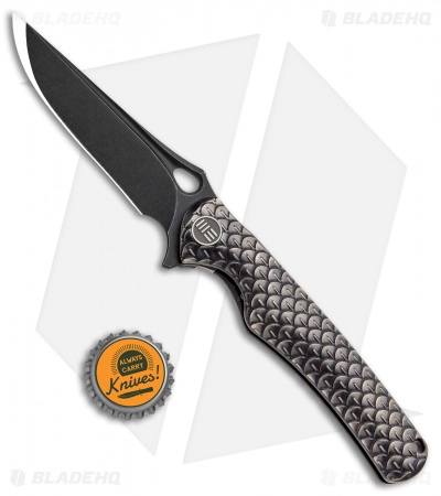 WE Knife Co. Drakon Integral Frame Lock Knife Bronze Ti (3.4" Black SW) 819B
