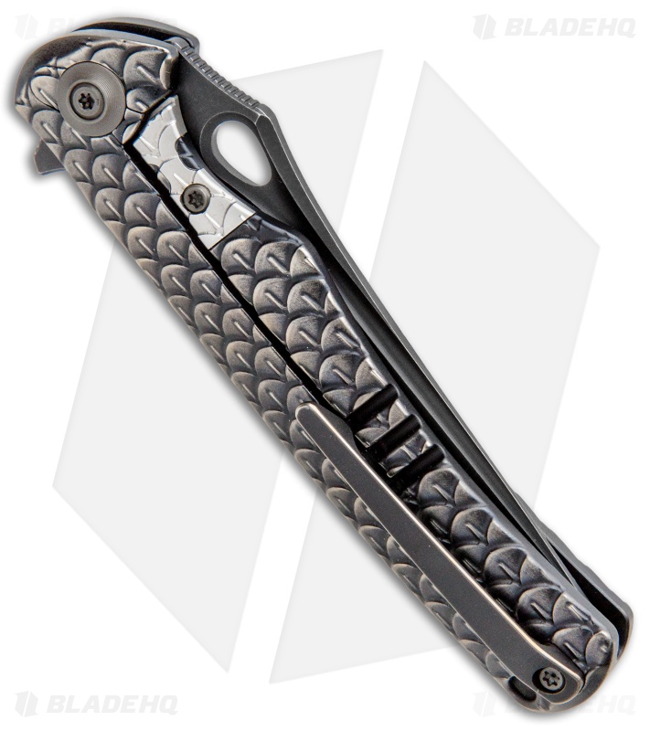 WE Knife Co. Drakon Integral Frame Lock Knife Bronze Ti (3.4" Black SW) 819B