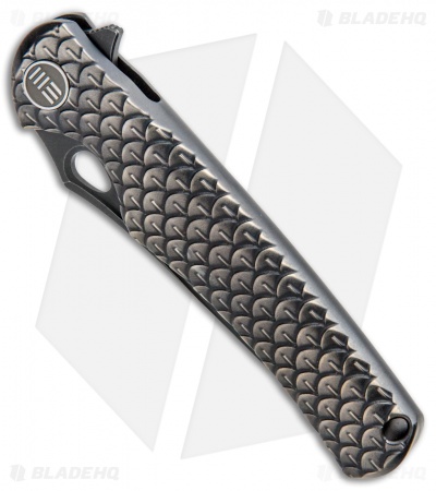 WE Knife Co. Drakon Integral Frame Lock Knife Bronze Ti (3.4" Black SW) 819B