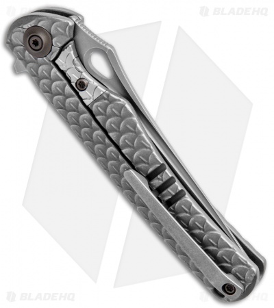 WE Knife Co. Drakon Integral Frame Lock Knife Gray Ti (3.4" Stonewash) 819C