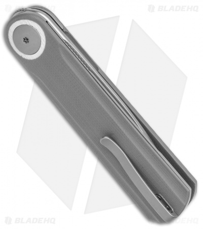 WE Knife Co. Lundquist Eidolon Drop Point Liner Lock Knife Gray G-10 (2.9" SW) 