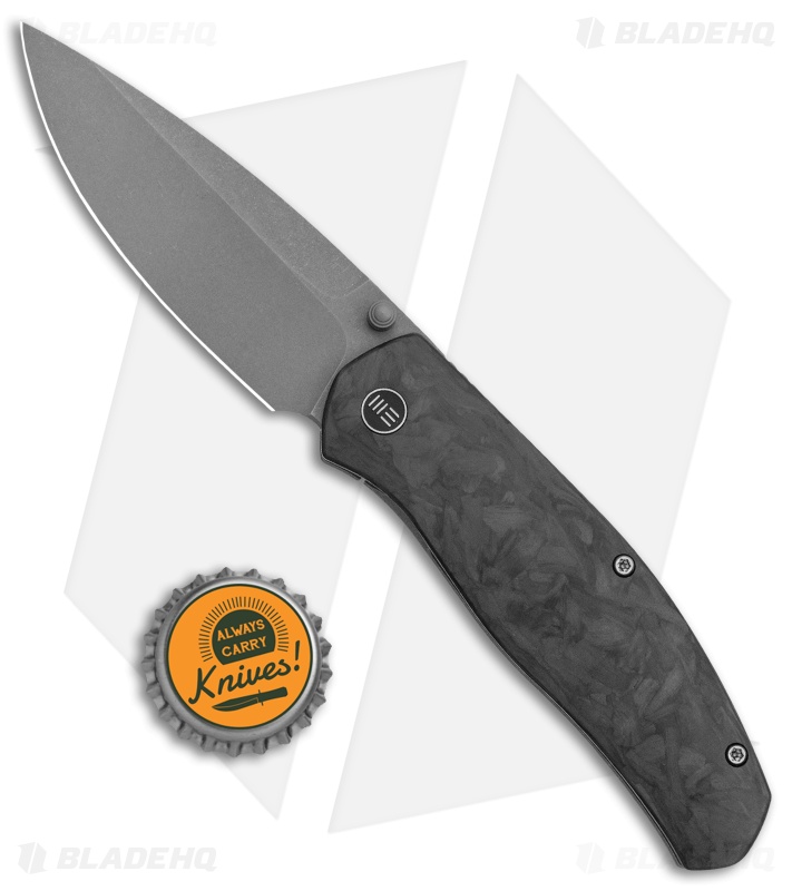 WE Knife Co. Esprit Frame Lock Knife Marble Carbon Fiber (3.3" SW) WE-20025A-CF